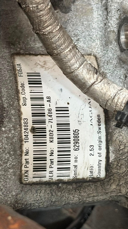 Land Rover Evoque L551 2019 Transfer Box k8d27l486ab