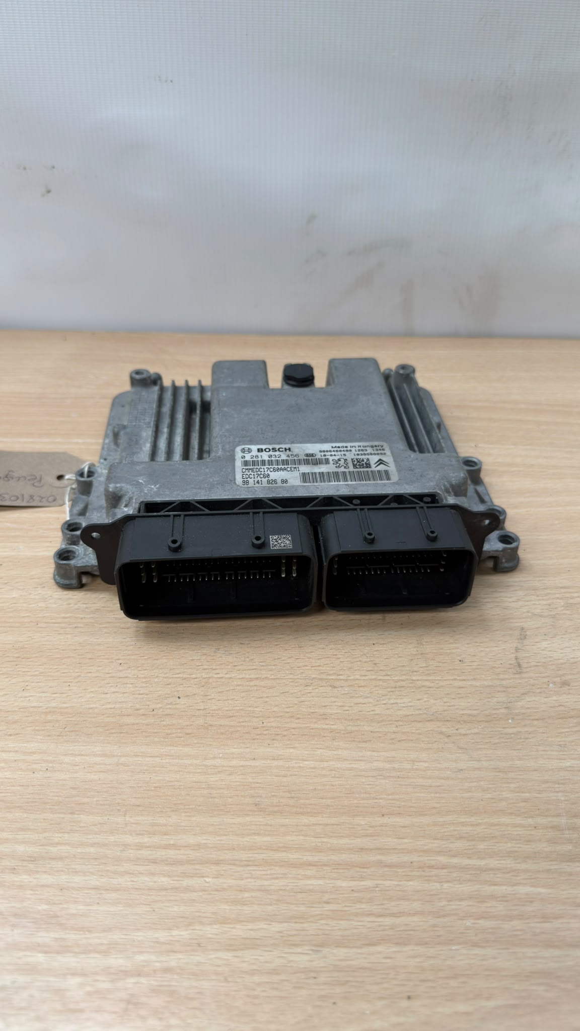 CITROEN DISPATCH MK3 2016-2024 ENGINE ECU 1.6 DIESEL 0281032456