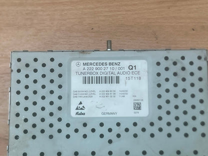 Mercedes-Benz E Class W212 2015 DAB Radio Tuner Control Unit A2229002710