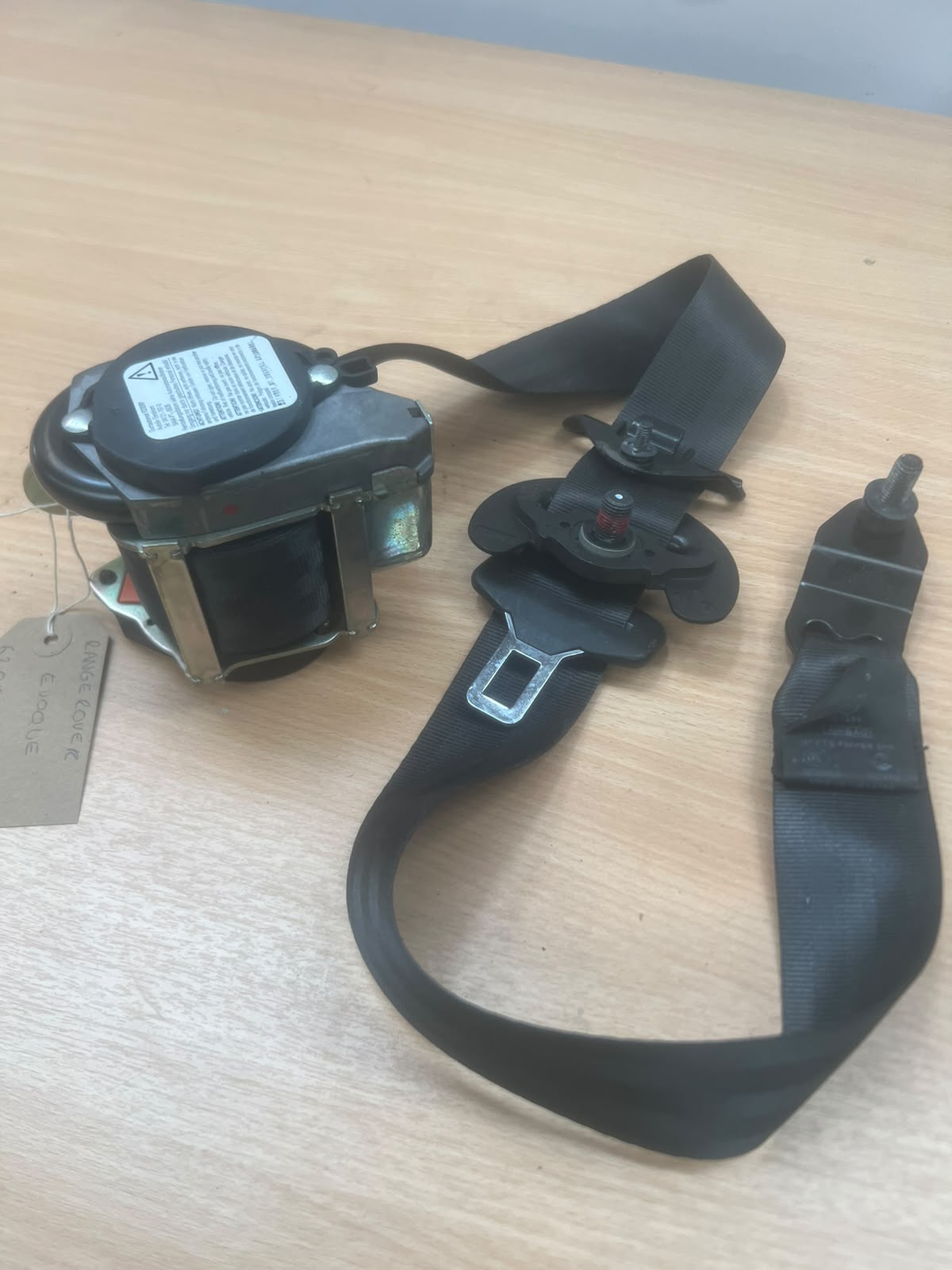 Range Rover Evoque L538 2011-2018 Front Left Passenger Side Seat Belt 620198200