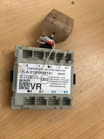 Mercedes E Class W213 Driver Side Front 2016-2020 Front Right Door Control Unit