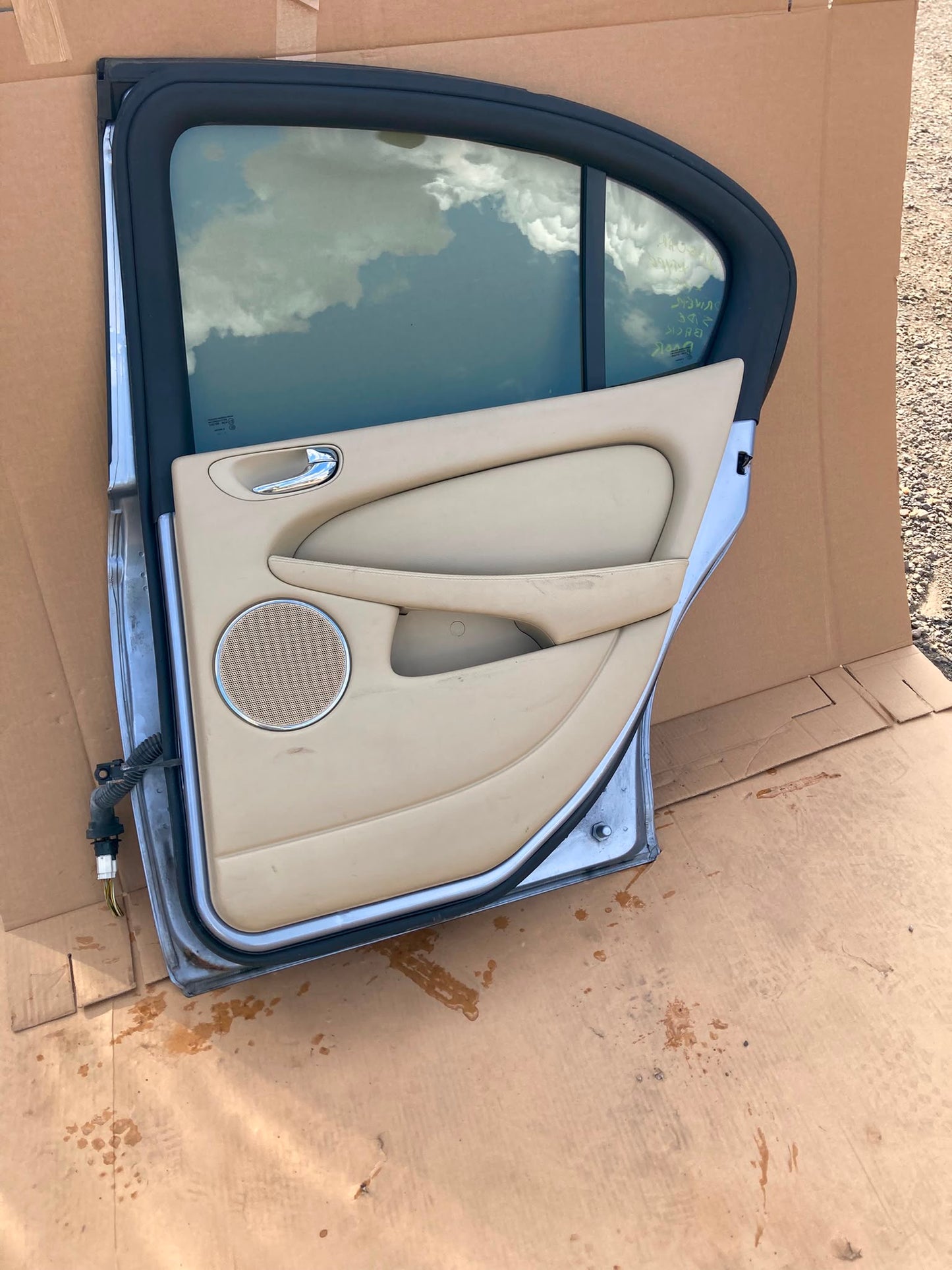 Jaguar X TYPE 2005 DRIVER SIDE BACK REAR DOOR SALOON