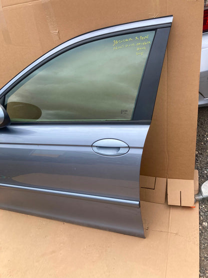 JAGUAR X TYPE 2005 LEFT PASSENGER SIDE FRONT DOOR SALOON