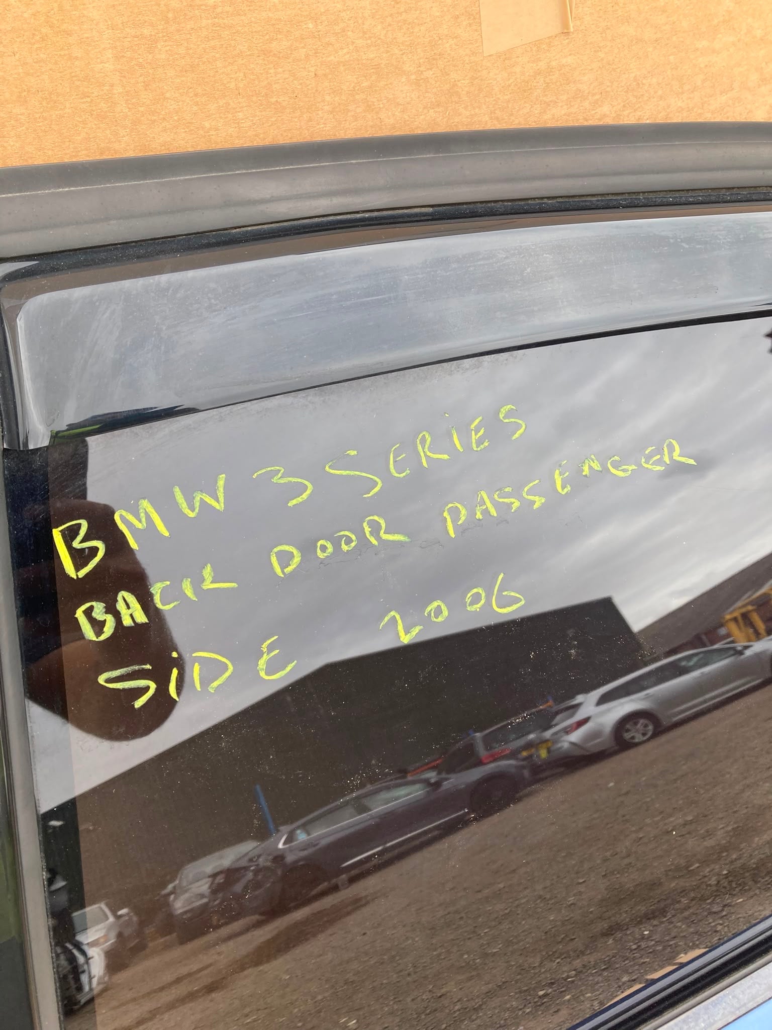 BMW 320D SERIES SALOON PASSENGER REAR DOOR BLUE 2006