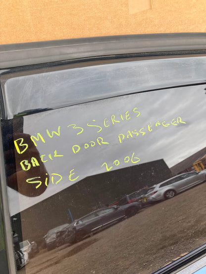 BMW 320D SERIES SALOON PASSENGER REAR DOOR BLUE 2006