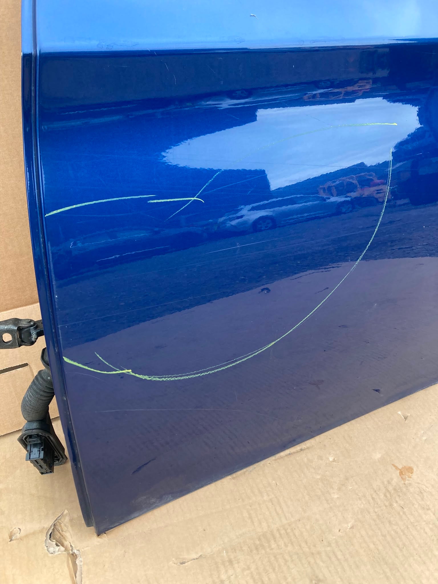 BMW 320D SERIES SALOON PASSENGER REAR DOOR BLUE 2006