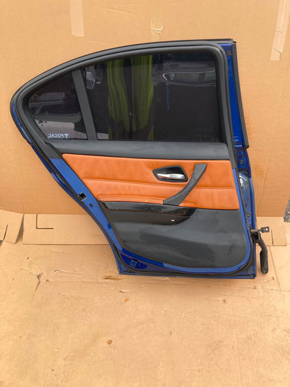 BMW 320D SERIES SALOON PASSENGER REAR DOOR BLUE 2006