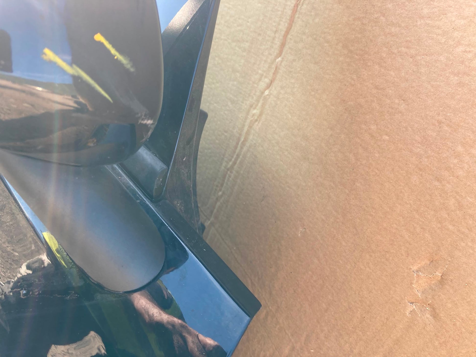 VAUXHALL CORSA DRIVER SIDE FRONT DOOR HATCHBACK 5 DOOR IN BLACK 2019
