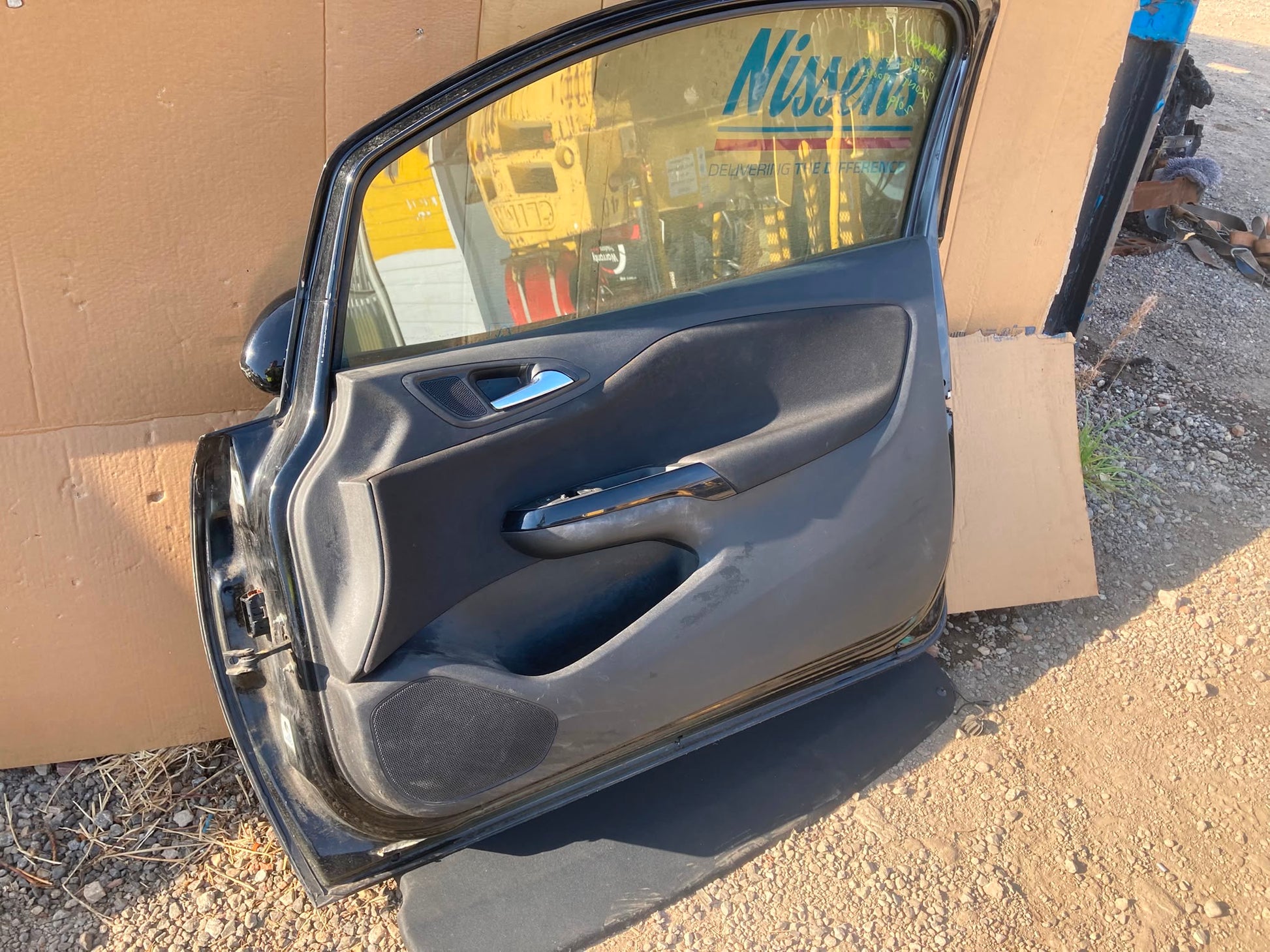 VAUXHALL CORSA DRIVER SIDE FRONT DOOR HATCHBACK 5 DOOR IN BLACK 2019