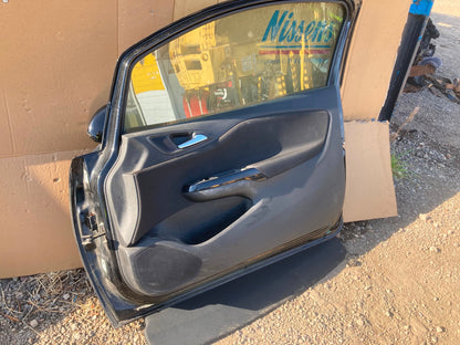 VAUXHALL CORSA DRIVER SIDE FRONT DOOR HATCHBACK 5 DOOR IN BLACK 2019