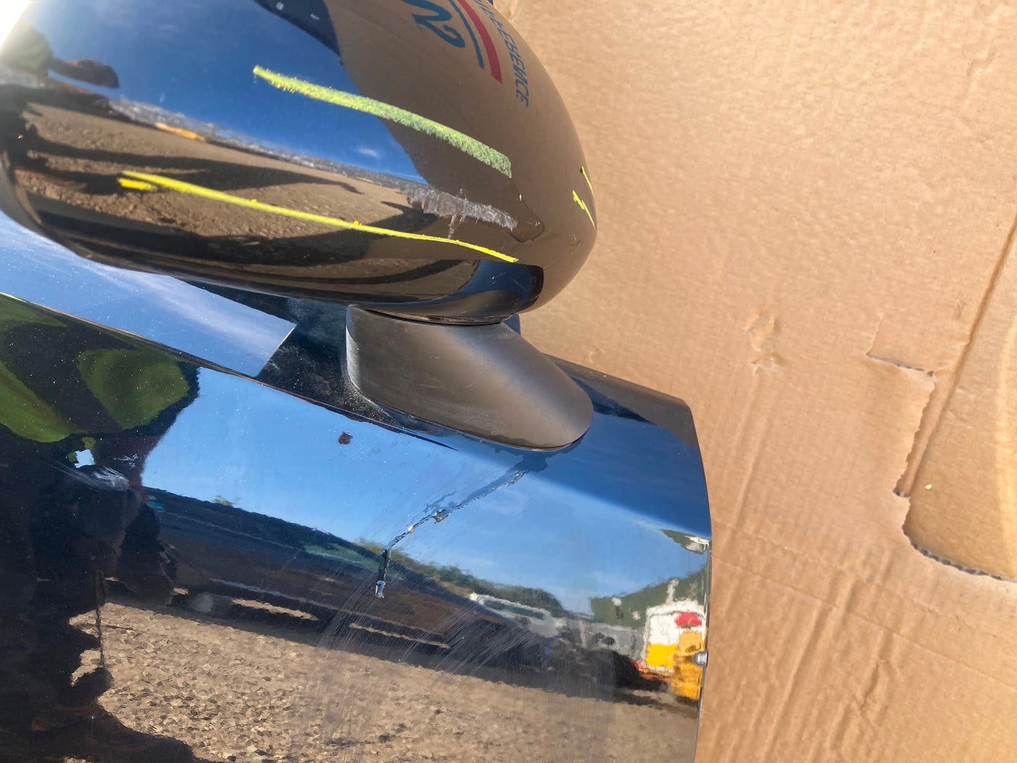 VAUXHALL CORSA DRIVER SIDE FRONT DOOR HATCHBACK 5 DOOR IN BLACK 2019