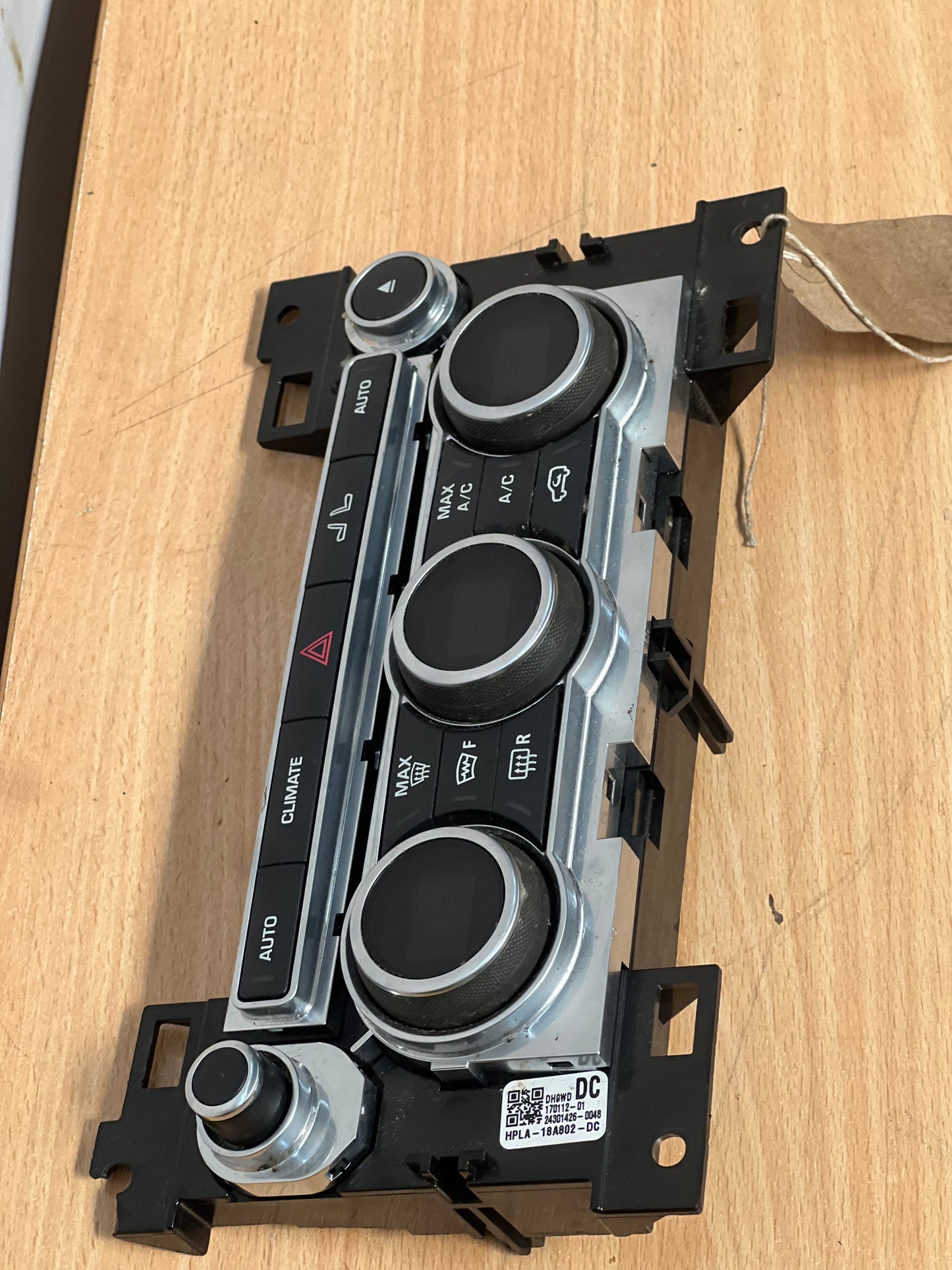 Range Rover Sport L494 2016-19 Climate Control Unit HPLA18A802DC
