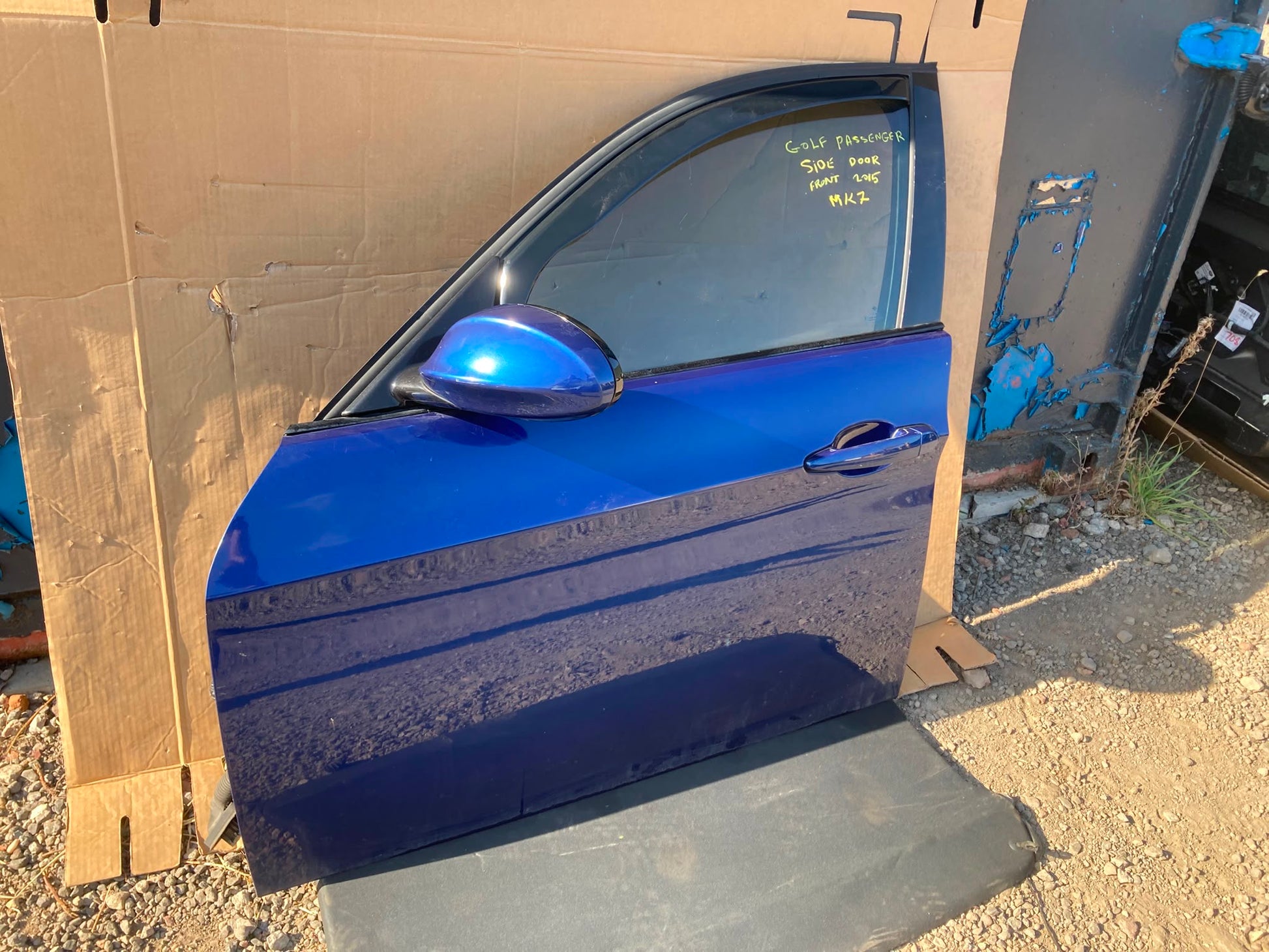 VOLKSWAGEN GOLF MK7 PASSENGER SIDE DOOR FRONT 2015 HATCHBACK