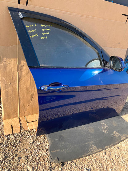 VOLKSWAGEN GOLF MK7 DRIVER SIDE DOOR FRONT 2017 HATCHBACK