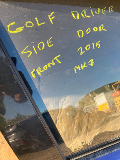 VOLKSWAGEN GOLF MK7 DRIVER SIDE DOOR FRONT 2017 HATCHBACK