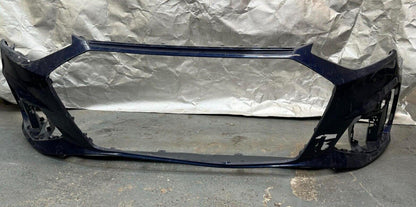 Audi A4 S4 B9 2020 Onwards Front Bare Blue Bumper 8W0807437AQ (DAMAGED)