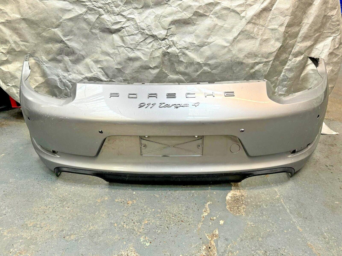 Porsche 911 991 Targa 4s Silver Rear Bumper 99150541110