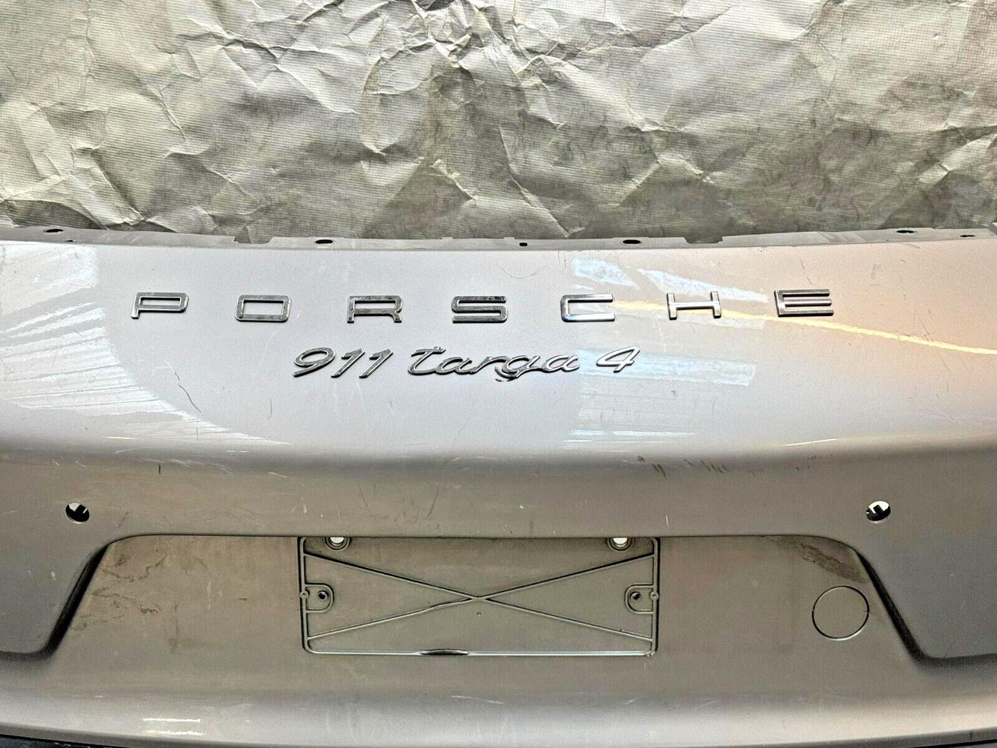 Porsche 911 991 Targa 4s Silver Rear Bumper 99150541110