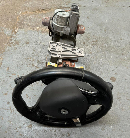 Renault Clio Steering Wheel Multifunction With Airbag And Steering Column 985105