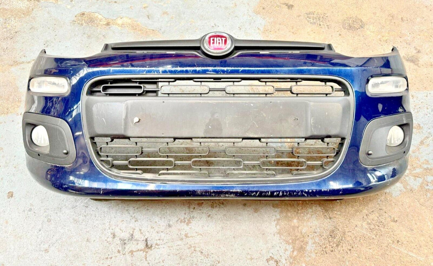 Fiat Pnada Mk3 2014 -2020 Blue Front Complete Bumper 735520671