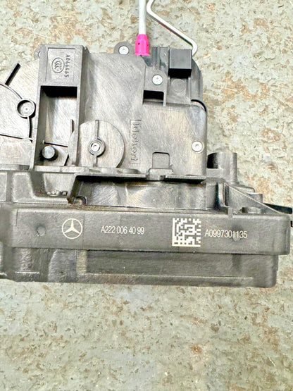 Mercedes E Class W213 Driver Rear Door Lock Mechanism A2220064099