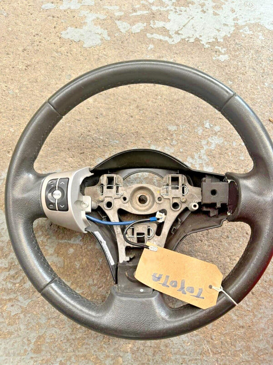 Toyota Yaris Mk2 Leather Multifunction Steering Wheel 305460899FKA-AE #10