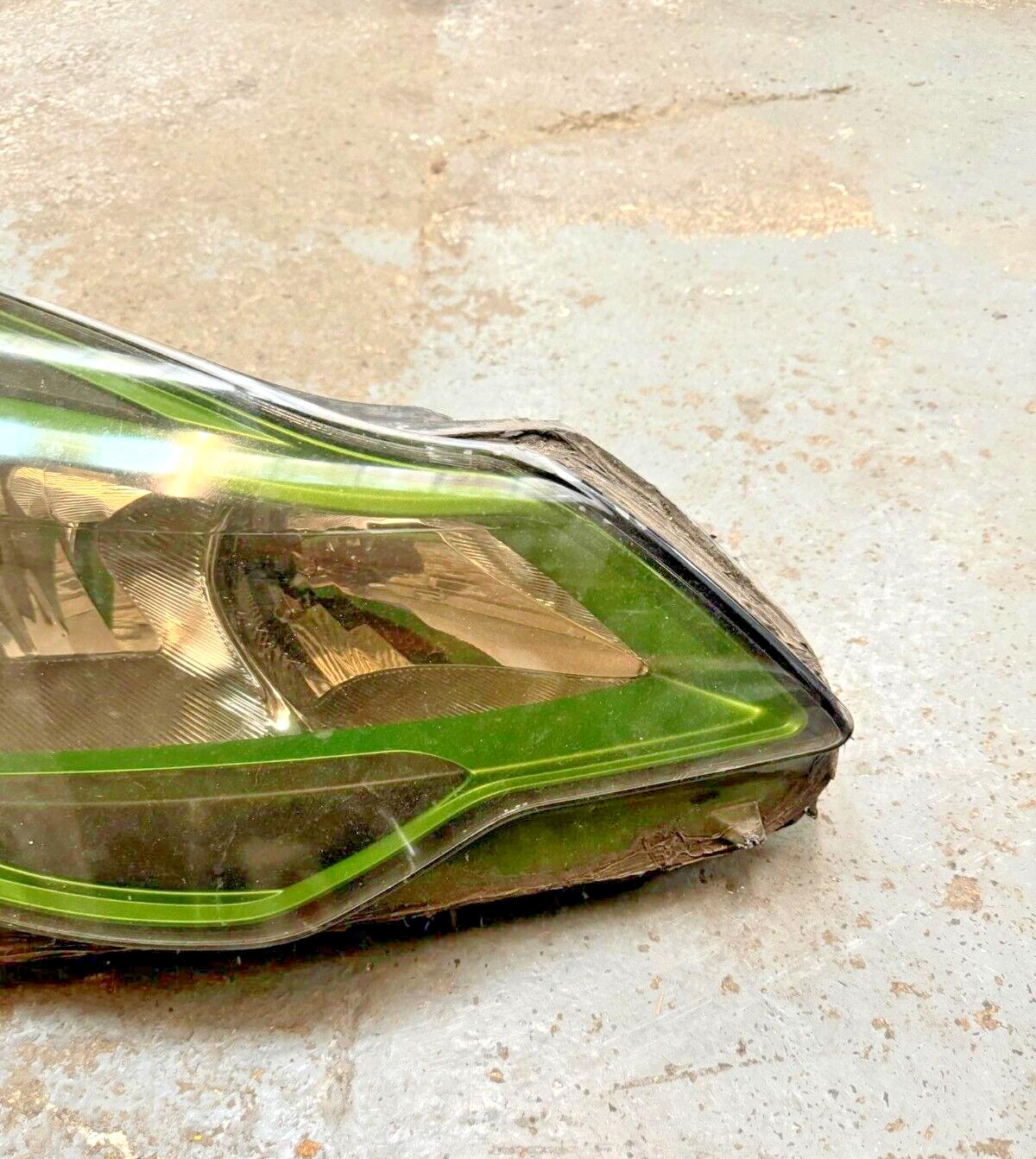 Vauxhall Corsa D VXR 10-14 Green Tinted Driver Headlight Complete 13446800