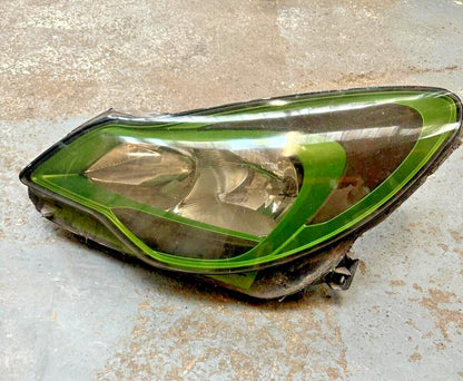 Vauxhall Corsa D VXR 10-14 Green Tinted Passenger Headlight Complete 13446799