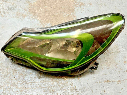 Vauxhall Corsa D VXR 10-14 Green Tinted Passenger Headlight Complete 13446799