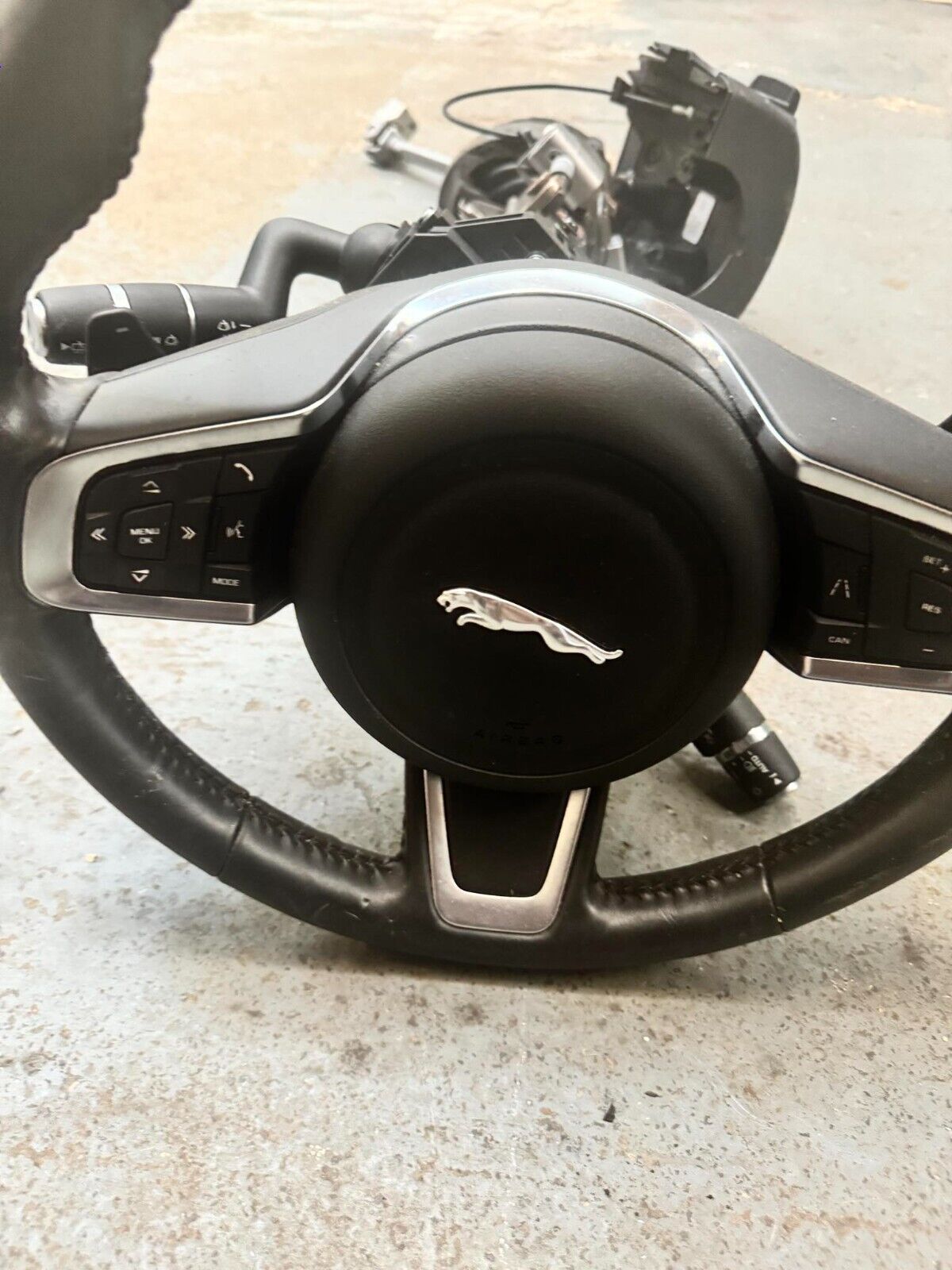 Jaguar XF F Pace Complete Steering Wheel Multi Function And Steering Column#4