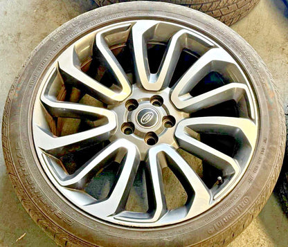 Land Rover Vogue L405 22 Inch Turbine Diamon Cut Alloy Set & Tyres CK5M-1007-AB