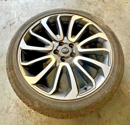 Land Rover Vogue L405 22 Inch Turbine Diamon Cut Alloy With Tyre CK5M-1007-AB