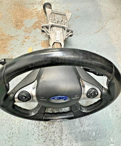 Ford Focus Mk3 ST 11-18 Multi Function Complete Steering Wheel With Column #15