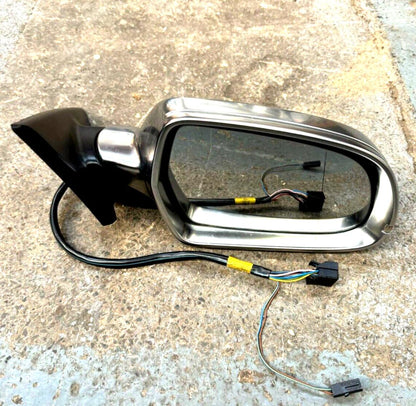 Audi Rs5 8T 12-15 Facelift Driver Side Power Folding Silver Wing Mirror Complete