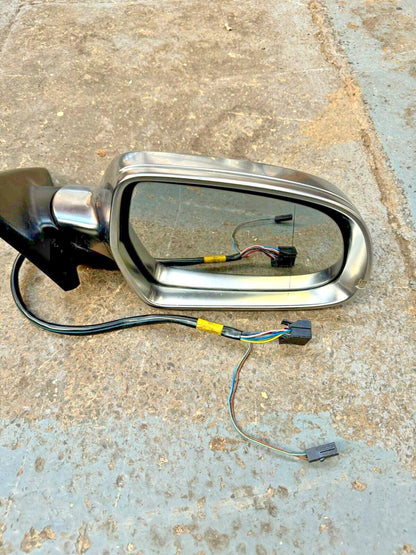 Audi Rs5 8T 12-15 Facelift Driver Side Power Folding Silver Wing Mirror Complete