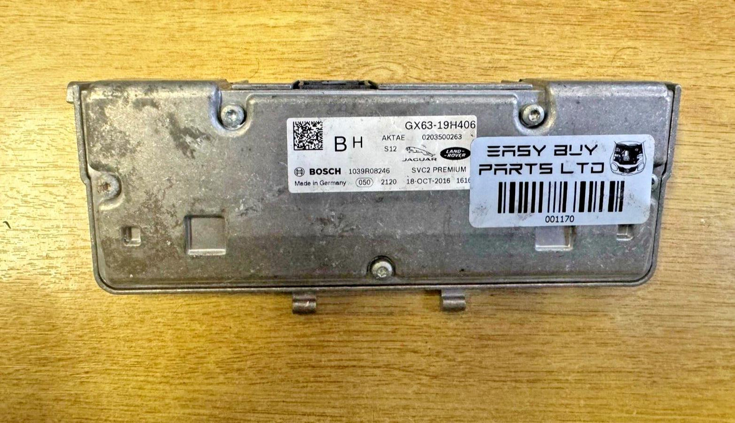 Jaguar XF XE F Pace Front Lane Assist Camera Module GX63-19H406