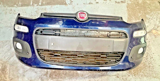 Fiat Panda Mk3 2011-2024 Blue Complete Front Bumper With Grills And Fog Lights