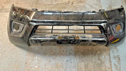 Nissan Navara Mk4 2016-2020 Black Front Bumper Bare 620024JU0H (Clip Damage)