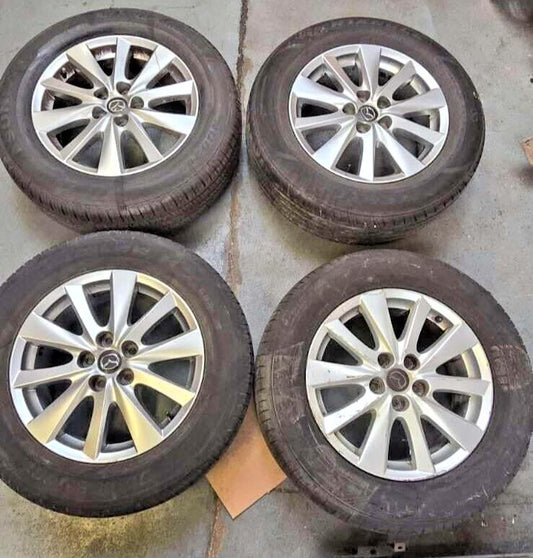 Mazda CX5 Sport Nav KE 13-17 17 Inch Alloys With Tyres Complete Set 1 Tyredamage