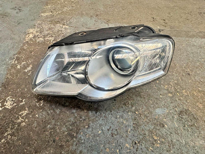 VW Passat B6 05-10 Passenger Halogen Complete Headlight 3C0941005AC