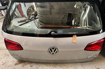 VW Golf Mk7 13-17 Hatchback Silver Rear Boot lid Tailgate Complete With Lights