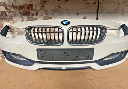 BMW 3 Series F30 F31 Complete Front White Bumper With Grills