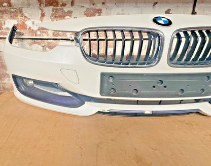 BMW 3 Series F30 F31 Complete Front White Bumper With Grills