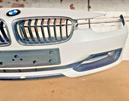 BMW 3 Series F30 F31 Complete Front White Bumper With Grills