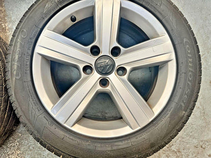 VW Golf Mk7 13-17 16 Inch Dover 5 Spoke Alloys With Tyers Set 5G0601025BN