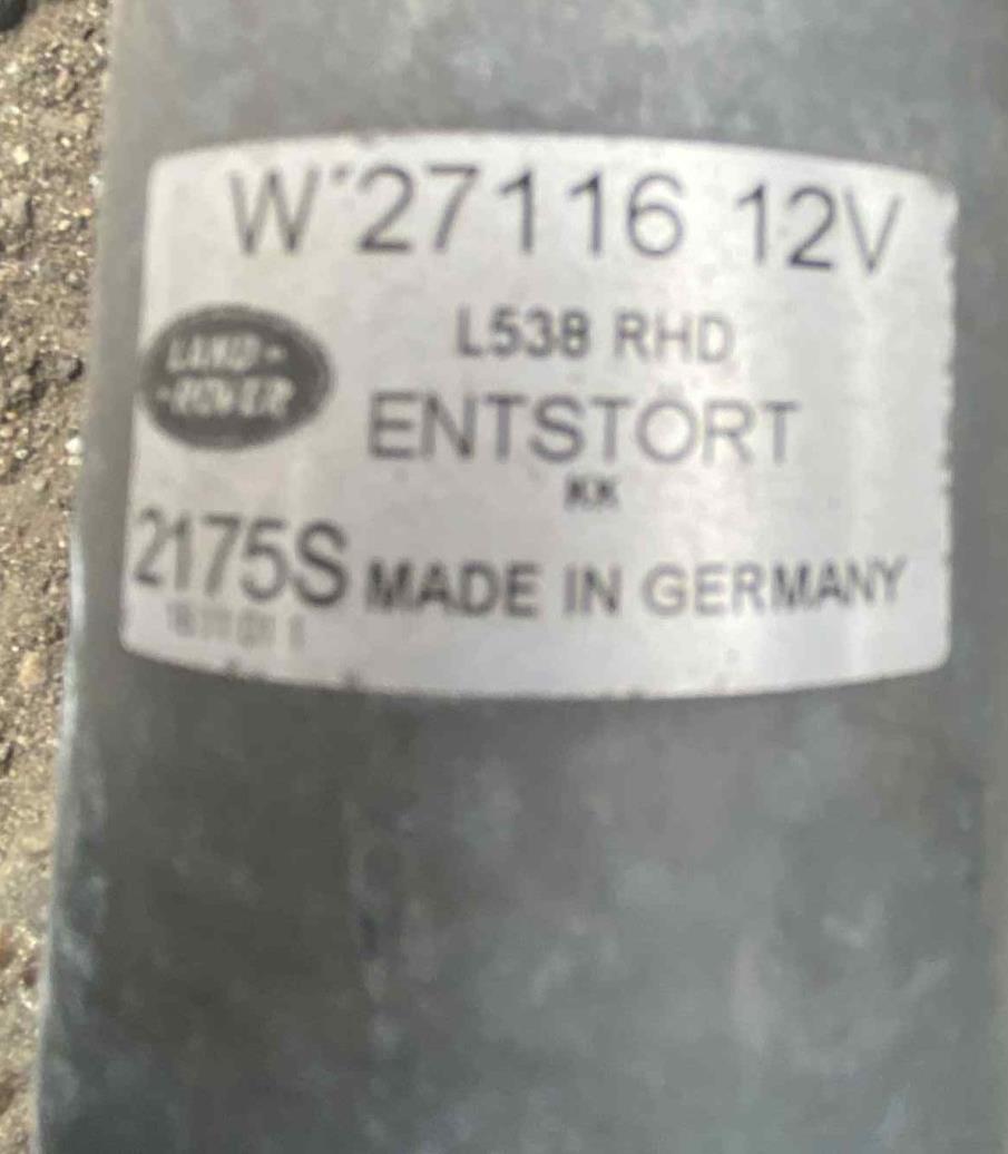 RANGE ROVER EVOQUE L538 2011-2018 WINDSCREEN WIPER LINKAGE AND MOTOR W27116