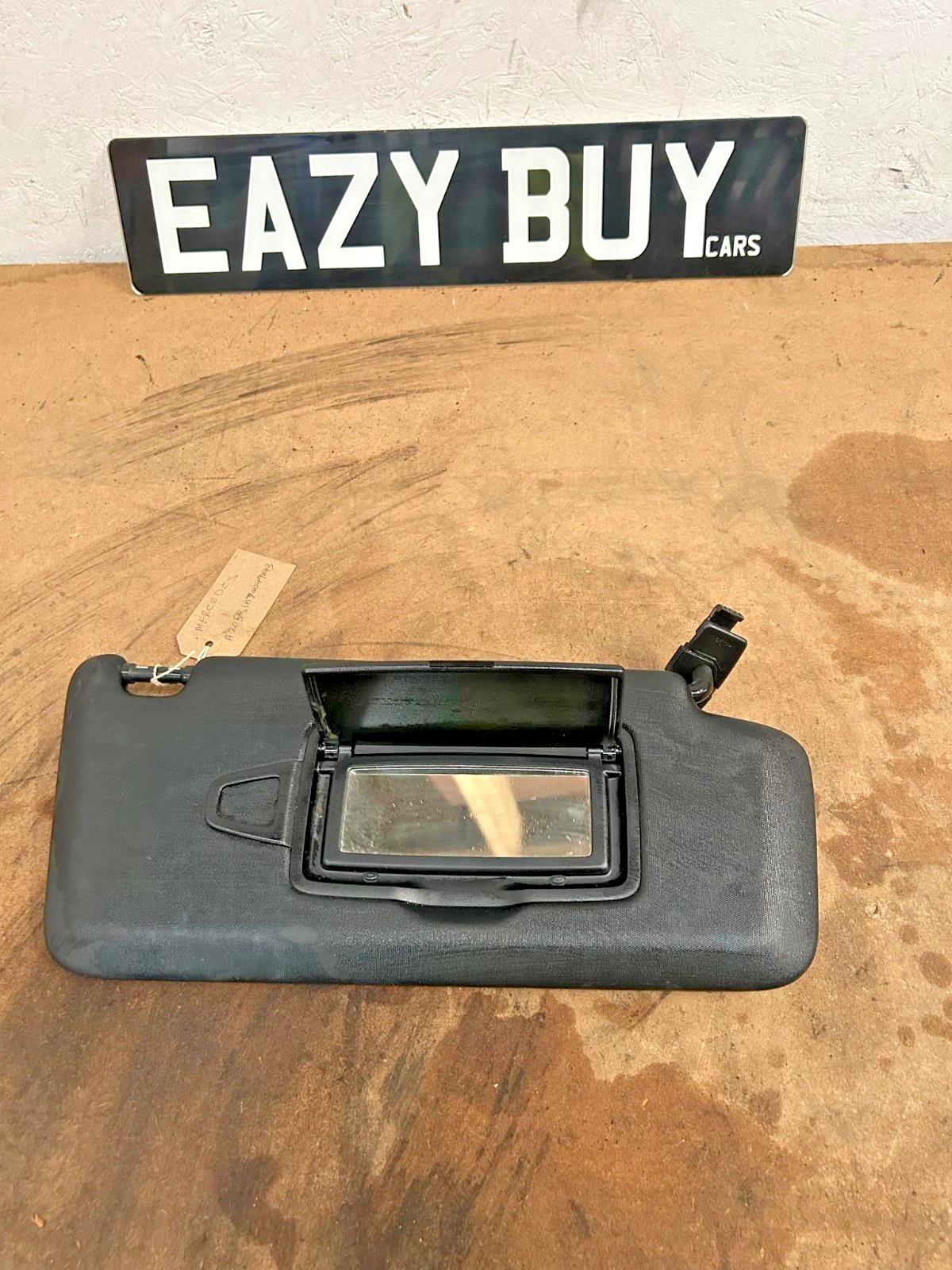 Mercedes C CLass W205 Driver Side Black Sun Visor Complete A20531074049