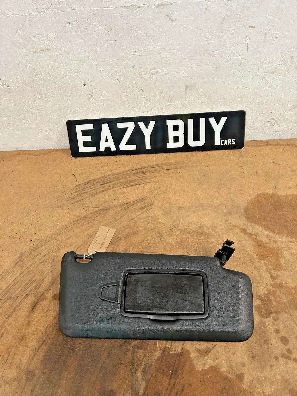 Mercedes C CLass W205 Driver Side Black Sun Visor Complete A20531074049