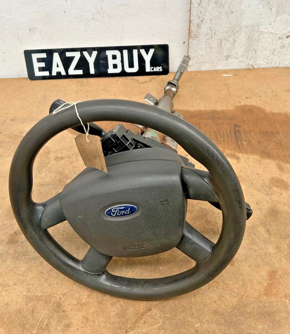 FORD TRANSIT MK7 COMPLETE STEERING WHEEL WITH SQUIB AND STALKS 6C1T6475AB