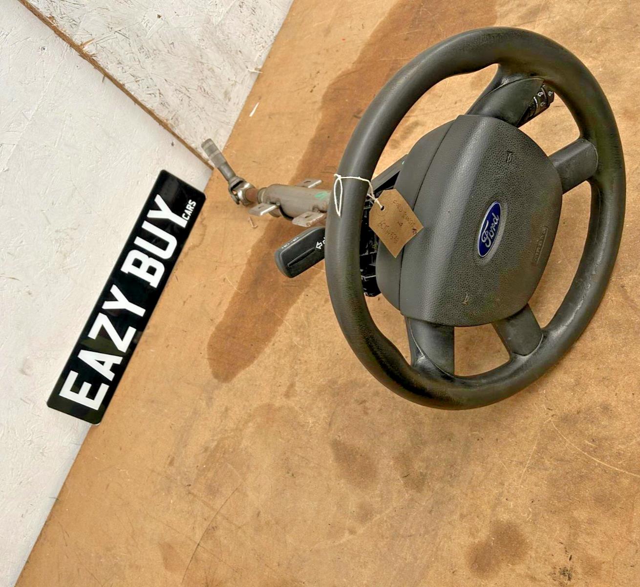 FORD TRANSIT MK7 COMPLETE STEERING WHEEL WITH SQUIB AND STALKS 6C1T6475AB